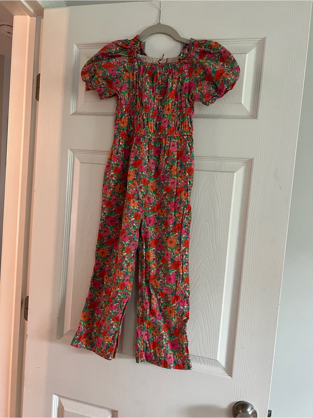 J. Crew girl’s floral smocked romper